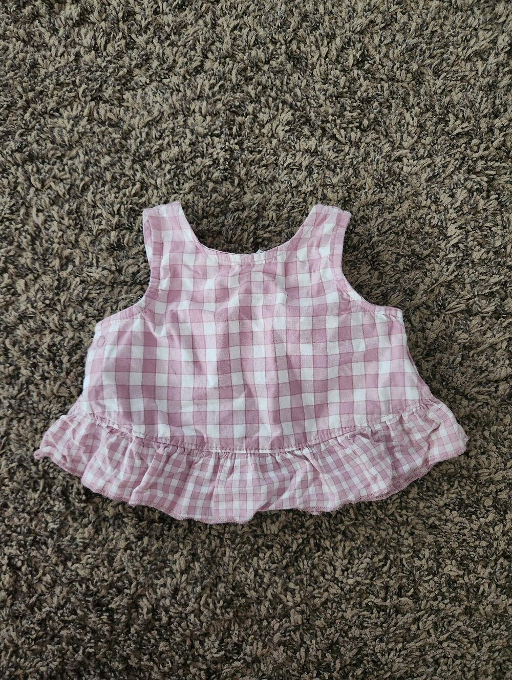 Carter's Purple Gingham Top